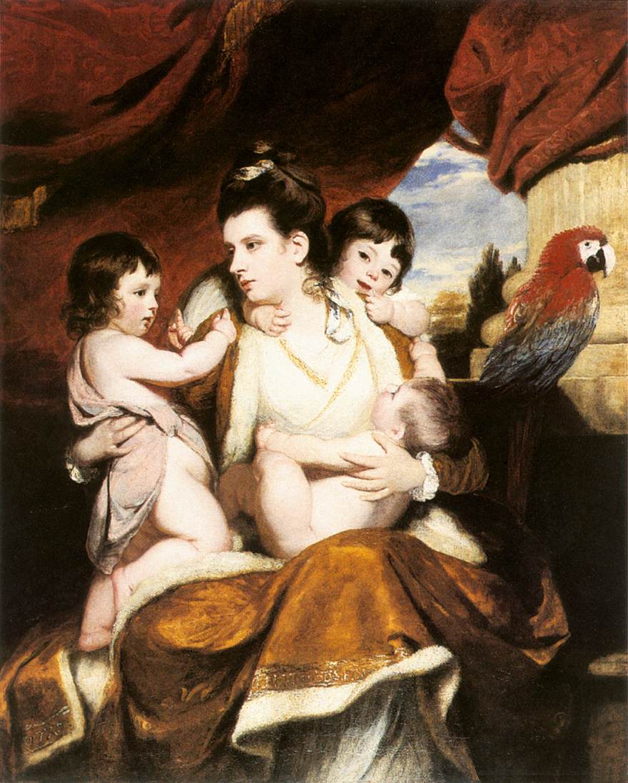 Lady Cockburn and her Three Eldest Sons dy